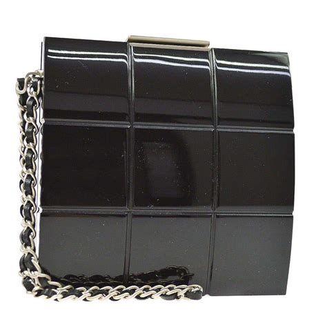 chanel plastic clutch bag|Chanel clutch evening bag.